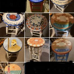 Handpainted Stools