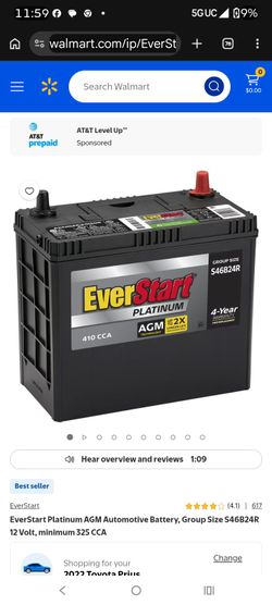 Brand new EverStart platinum battery
