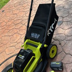 RYOBI 40V HP Brushless 20 in. Cordless Battery Walk Behind Push Lawn Mower with 6.0 Ah Battery and Charger