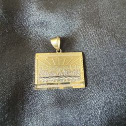 14k Last Supper Pendant 