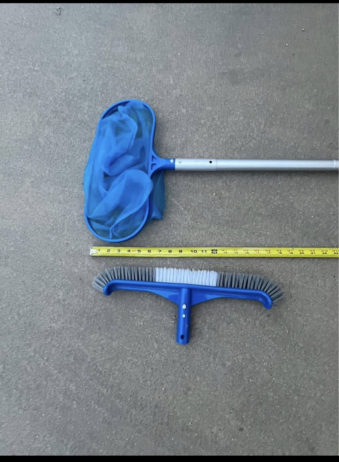 12 FT Pool Brush & Skimmer