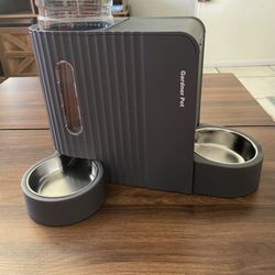 Cat Food And Water Dispenser 