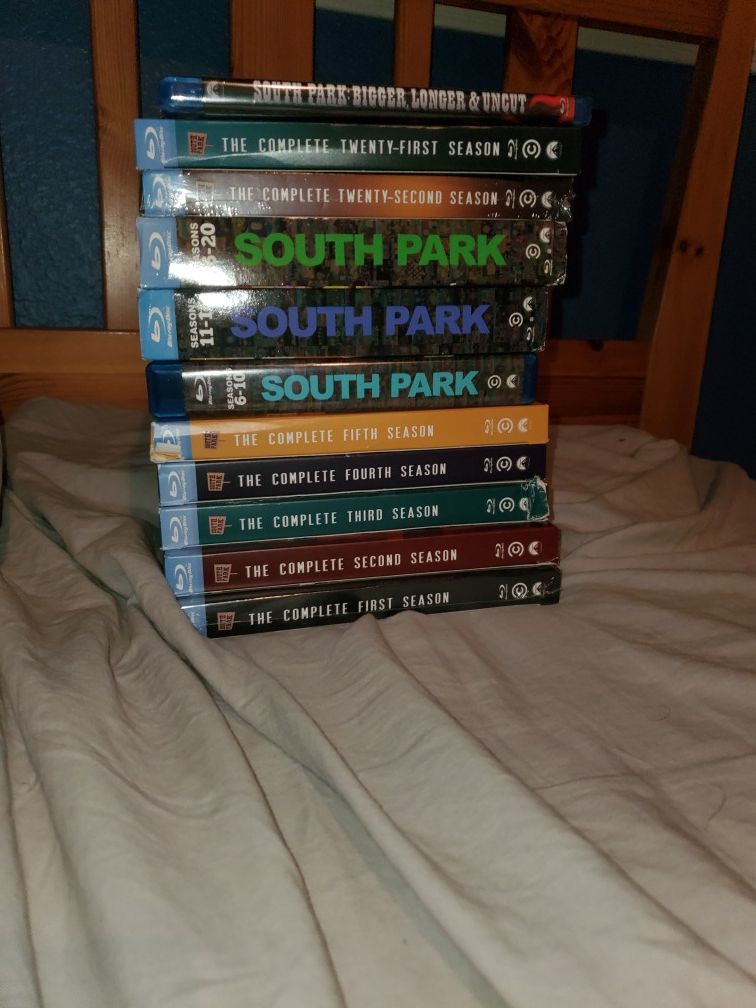 South Park seasons 1-22 Blu Ray