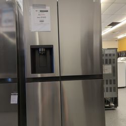 27 cu. ft. Side-by-Side Refrigerator With Smooth Touch Ice Dispenser