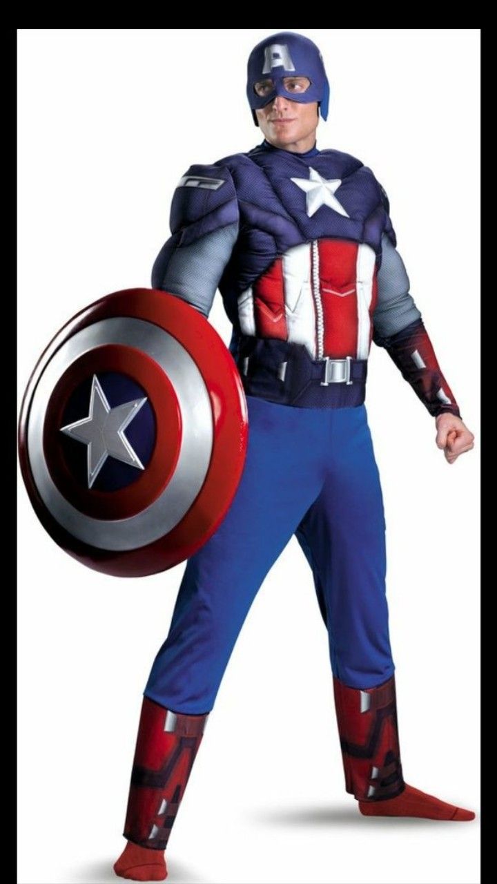Adult Captain america costume