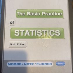 Basic practice of Statistics 6th Edition