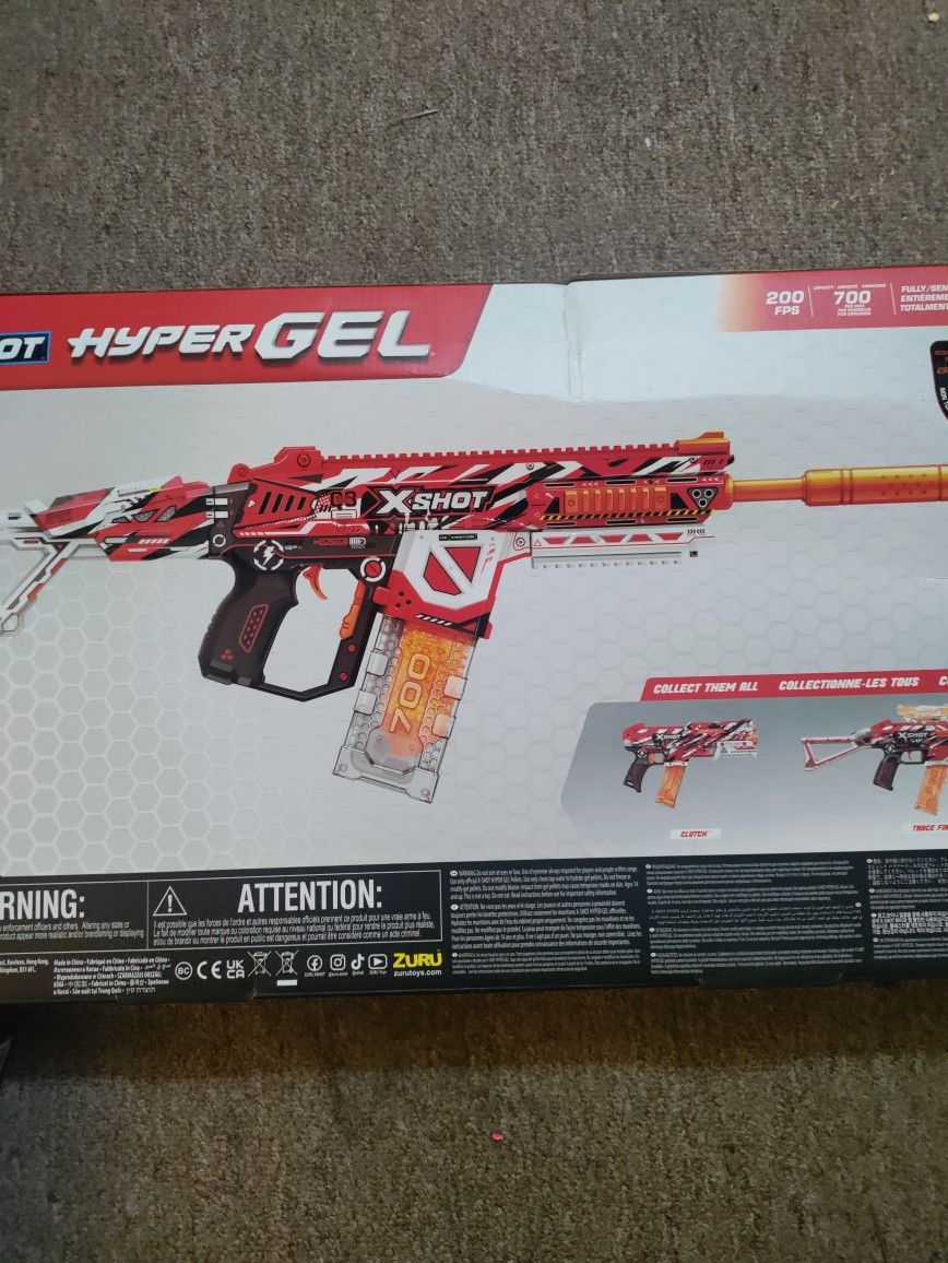 Zuru Xshot Hyper Gel (Medium Size Gel Blaster Gun) for Sale in Olympia, WA  - OfferUp