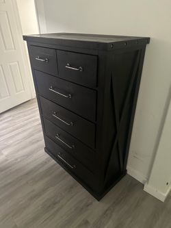 Black dresser