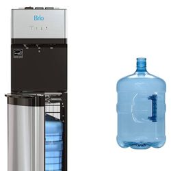 Brio Self Cleaning Bottom Loading Water Cooler Water Dispenser – Limited Edition - 3 Temperature Settings with Reusable Water Bottle Container 