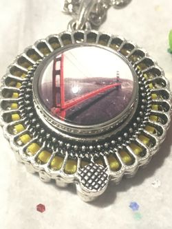 San Francisco Essential Oil Diffuser ginger Snap Necklace