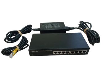 Black Box IC445A 8-port Surveillance Video CCTV-Audio/Video Hub/Switch | Works!