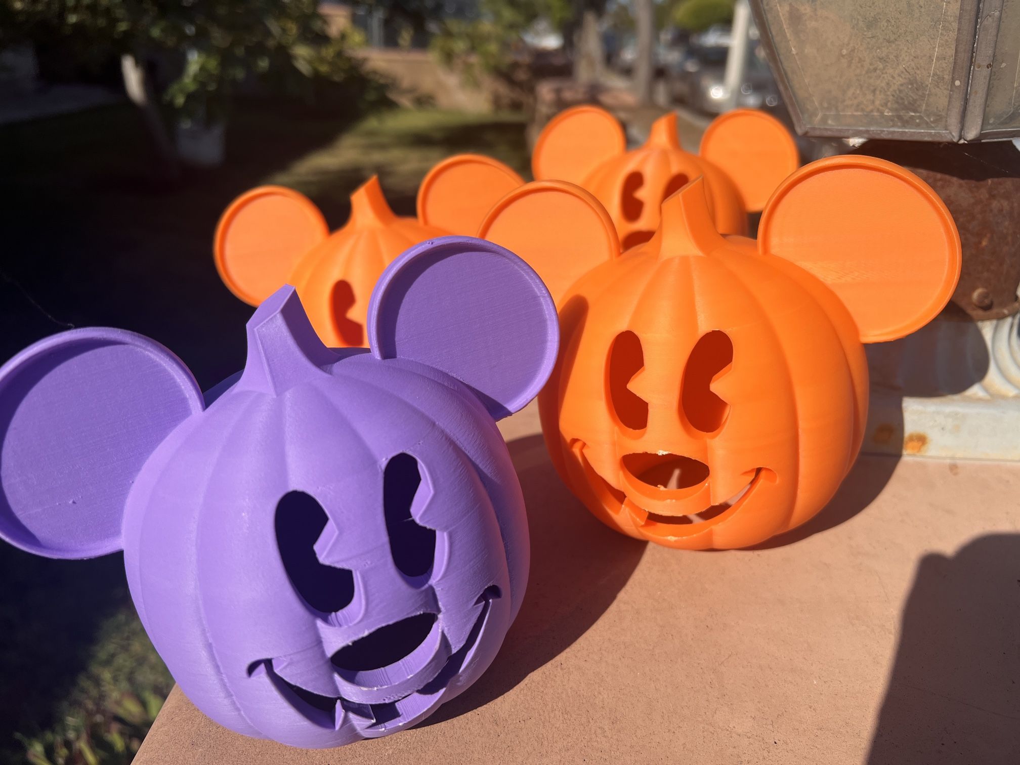 Pumpkin Mickey Tea Light 3d Printed