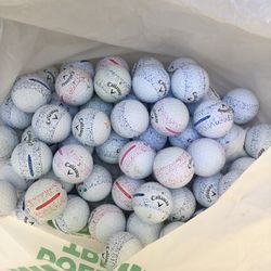 Bag Of Callaway Supersoft Splatter Golf Balls (55 Golf Balls)