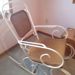 Metal rocking chair