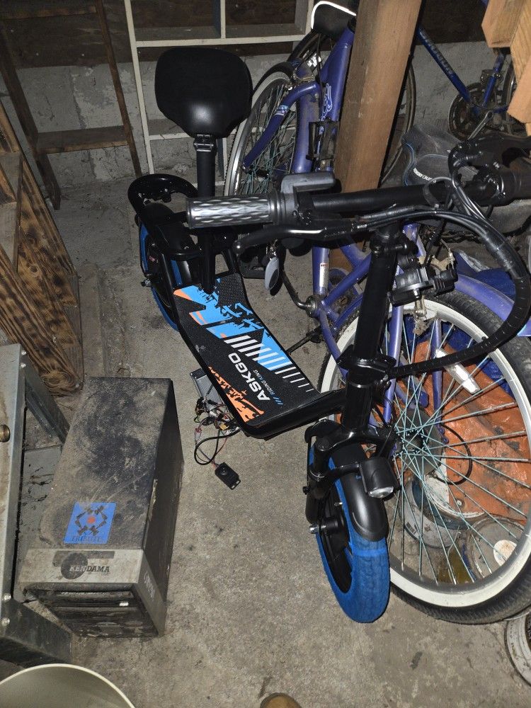 Electric 30 Mile Range 25mph Top Speed Scooter