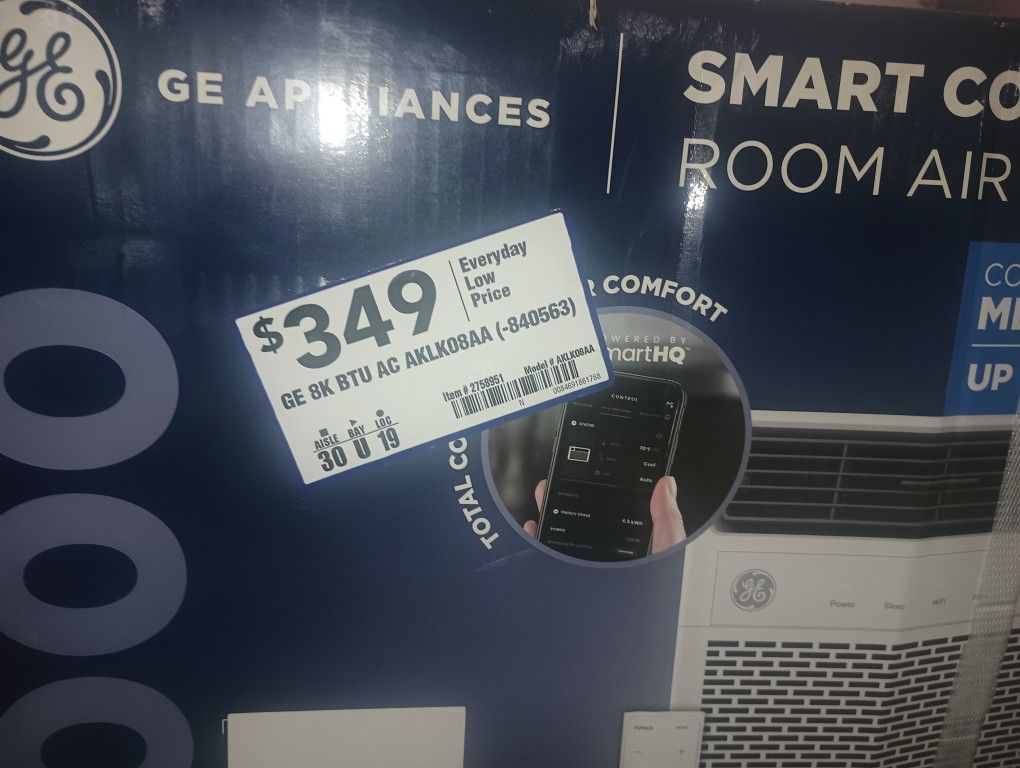 New GE Window AC Unit. New In Box 8000 BTU. Read Ad. If It's Listed, It's Available..