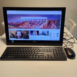 Dell Inspiron 19.5 inch All-in-One Computer, touchscreen  Intel Pentium N3530 4GB RAM 120GB SDD Windows 10 pro. Microsoft office installed. Nothing wr
