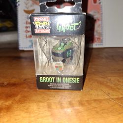 Pocket Pop! Keychain I Am Groot Groot In Onesis