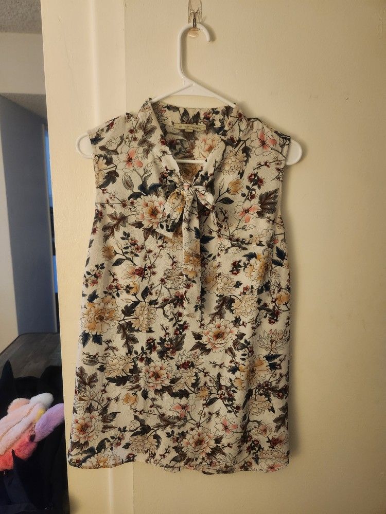 Floral Business Casual Blouse
