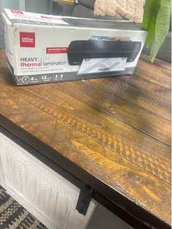 Office Depot 9.5" thermal laminator! 5 letter size laminating ...