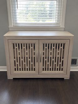 Modern Light Wood Storage Cabinet