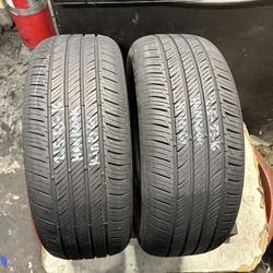 215-55-16 Hankook Kinergy GT Used Tire Pair $120 Free Mounting And Balancing 