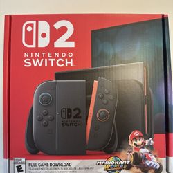 Nintendo Switch 2 Mariokart Bundle New
