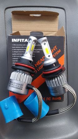 2 pcs LED Car Headlights, Fogs, & Daytime (White 6500k, 8000 Lumens) *6 Months Warranty*