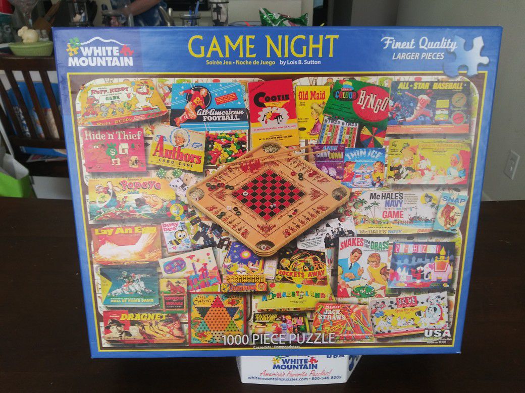 Game Night Poster Puzzle 1000PCS