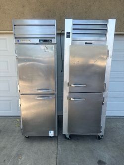 Commercial freezer and refrigerator