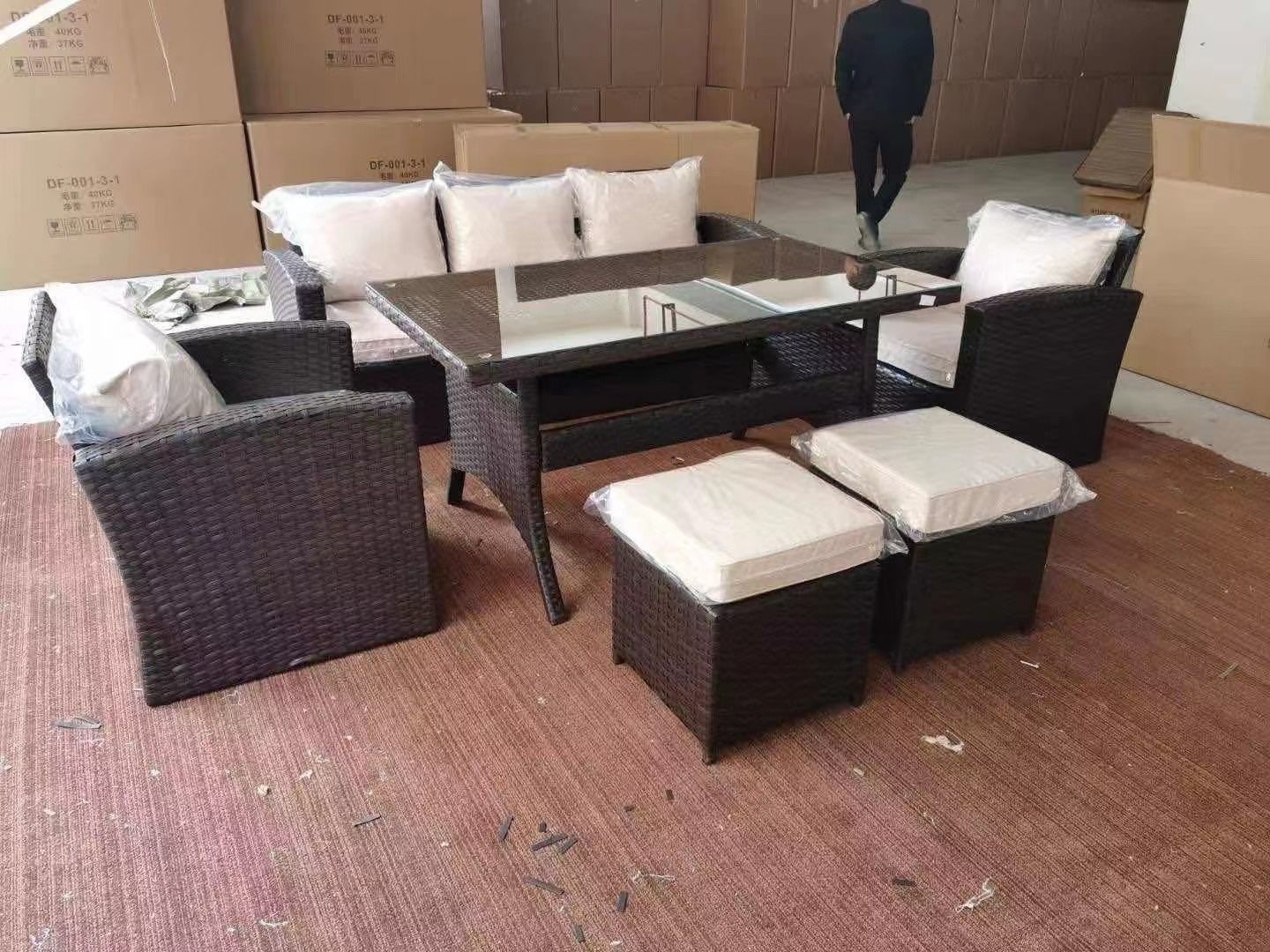 6 Piece Outdoor Patio Furniture Dining Set *New*
