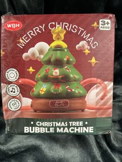 Christmas Tree Bubble Machine