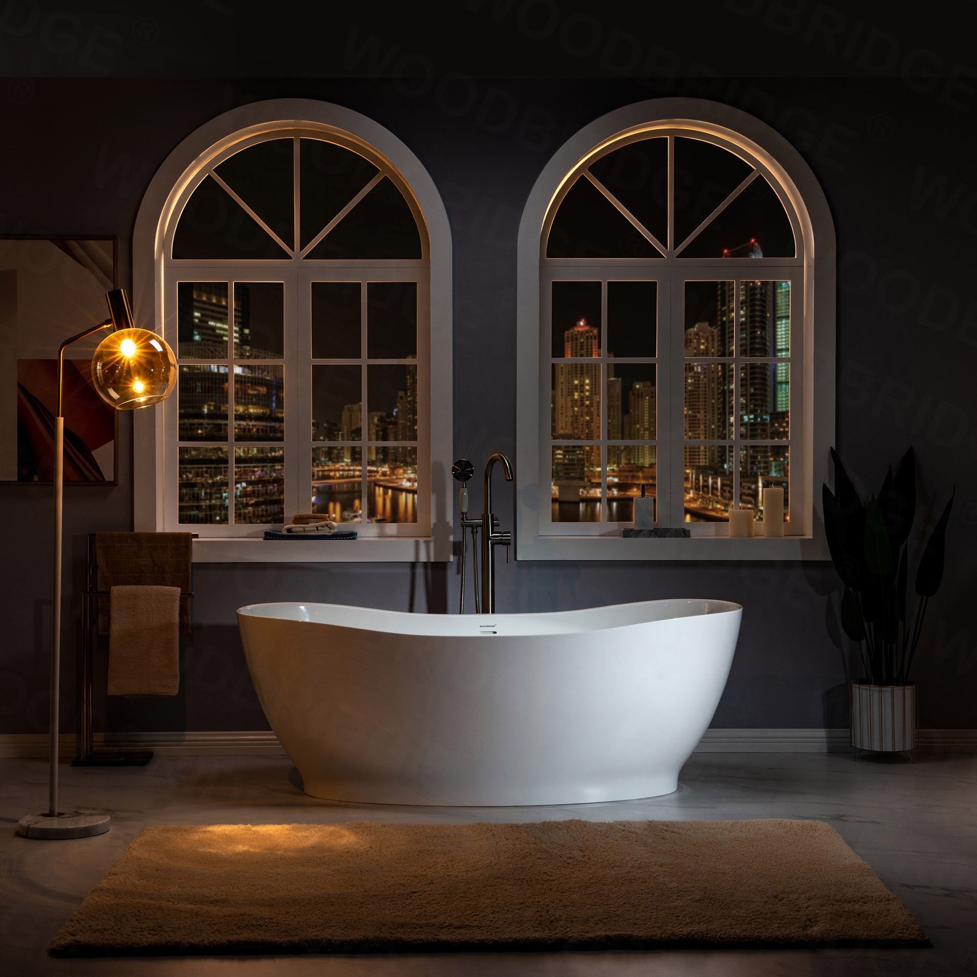 B0052，Natural stone bathtub
