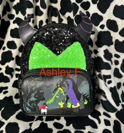 Maleficent Dragon Sequins Backpack