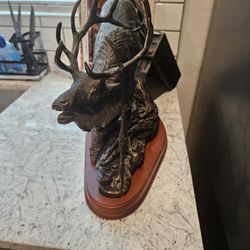 BEAUTIFUL BRONZE "LIKE" ELK STATUE BY MONTANA LIFESTYLES