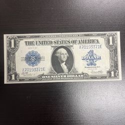 1923 $1 Silver Certificate Large Old United States Money 