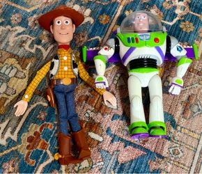 Vintage Disney Pixar Toy Story - Woody and Buzz Lightyear