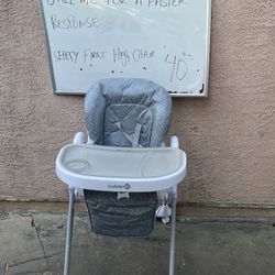 Baby High Chair Silla Para Bebe De Comer 