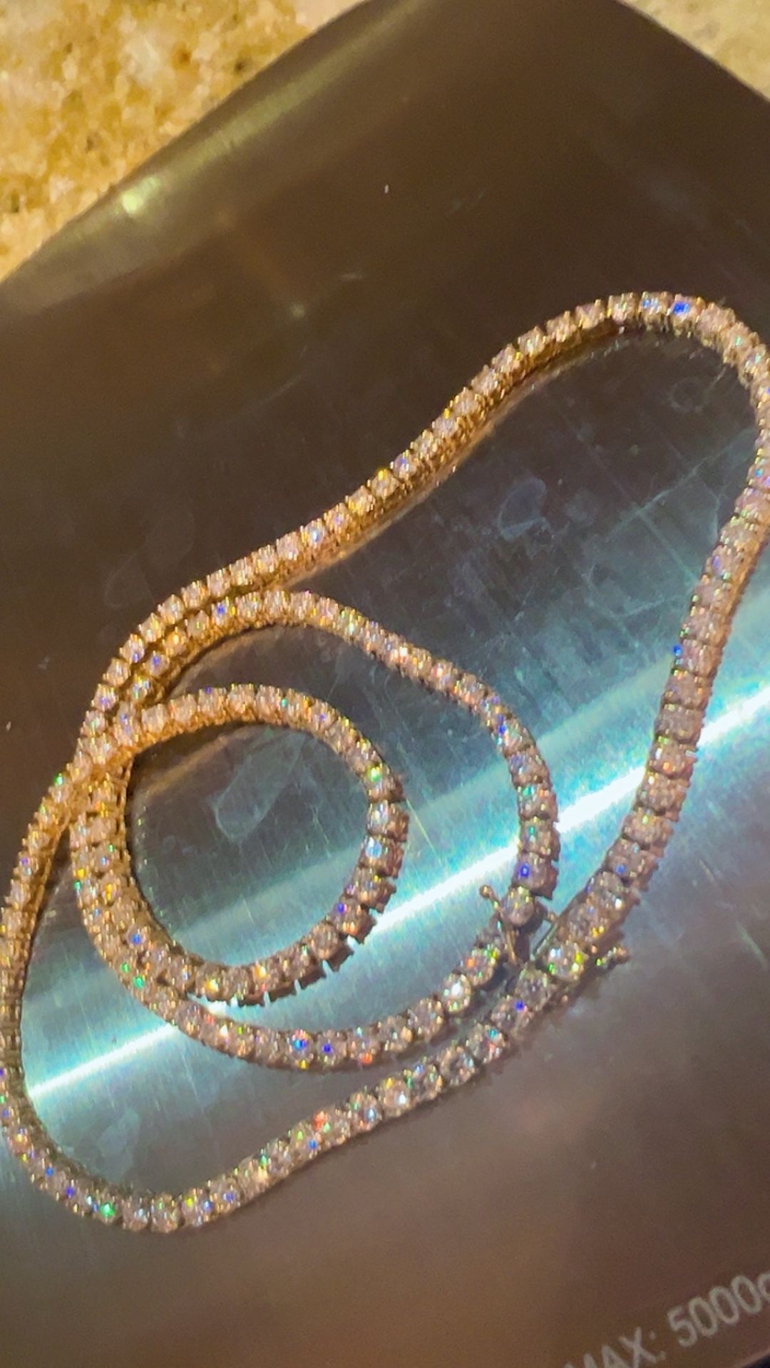 ✨ 3mm • 20” Tennis Chain – 10K Gold • Brand New ✨