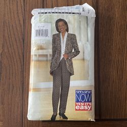 Butterick See Sew Sewing Pattern 3834 18 - 22 Top Jacket Pants 1994