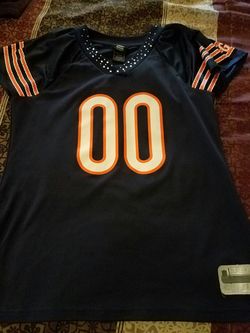 Womens medium-sized rhinestone Bears jersey