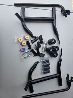 Motorcycle Crash Bar Guard Kit with Hardware