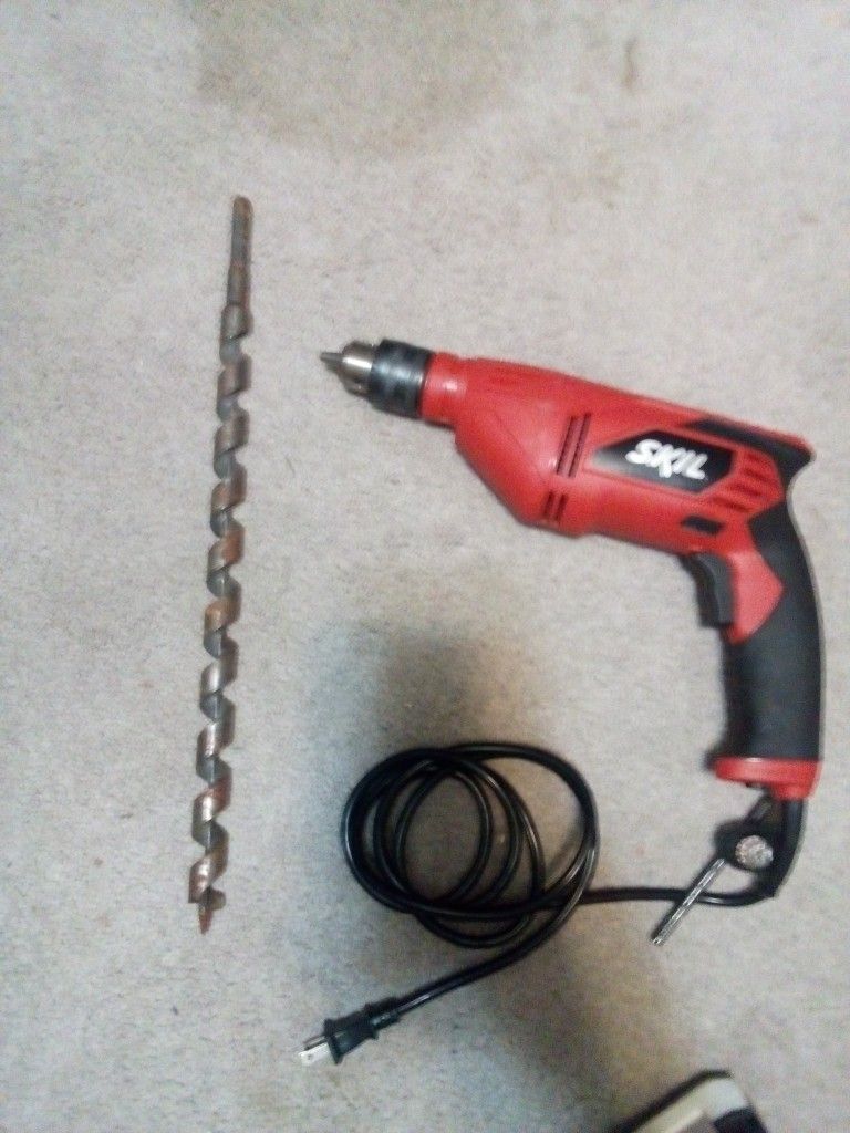 Skill Power Drill And Drill Bit