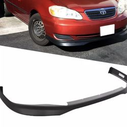 Fits 03-04 Toyota Corolla Type R Front Bumper Lip Spoiler Splitter Bodykit PP