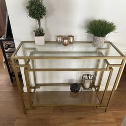 Glass Entry Table 