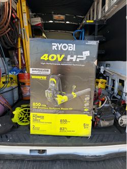 ryobi backpack of 40 V