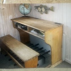 Antique School Desk
