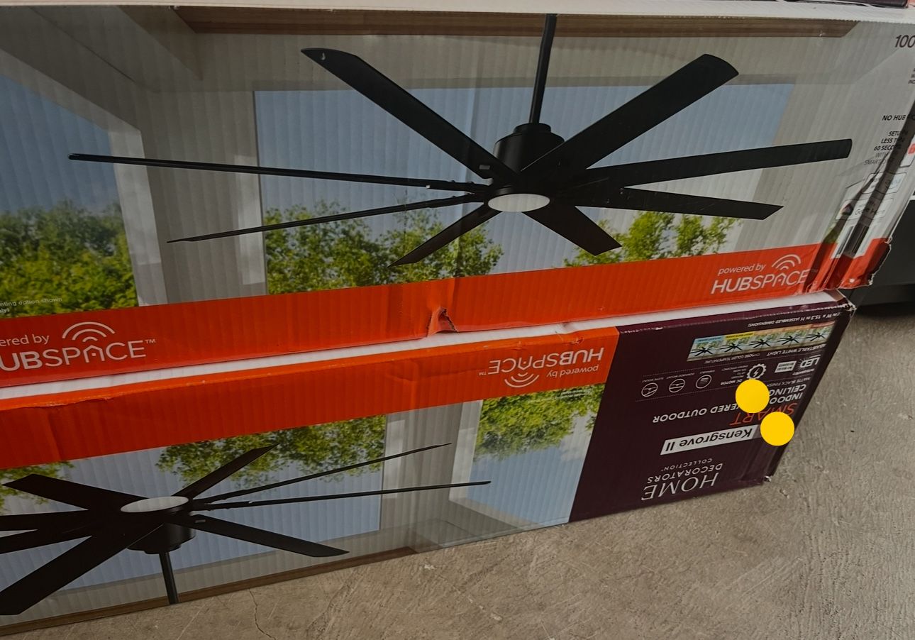 72 inch ceiling fan black
