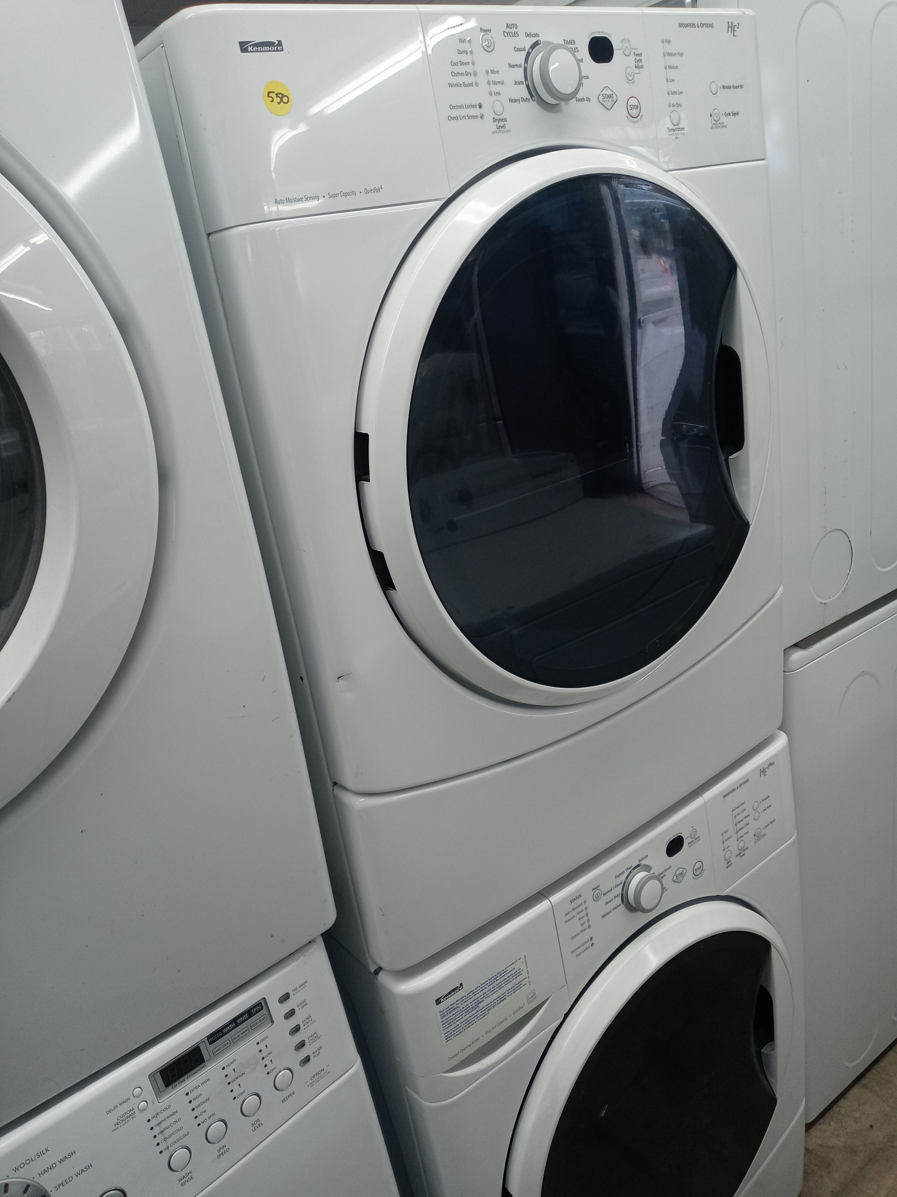 Kenmore HE2 stackable front load washer and dryer set - Free delivery