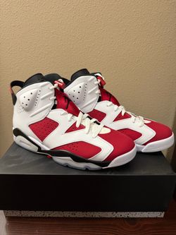 Jordan 6 Retro OG 'Carmine' 2021 Size 10.5 CT8529-106